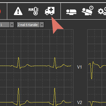 Notfall-EKG-Software